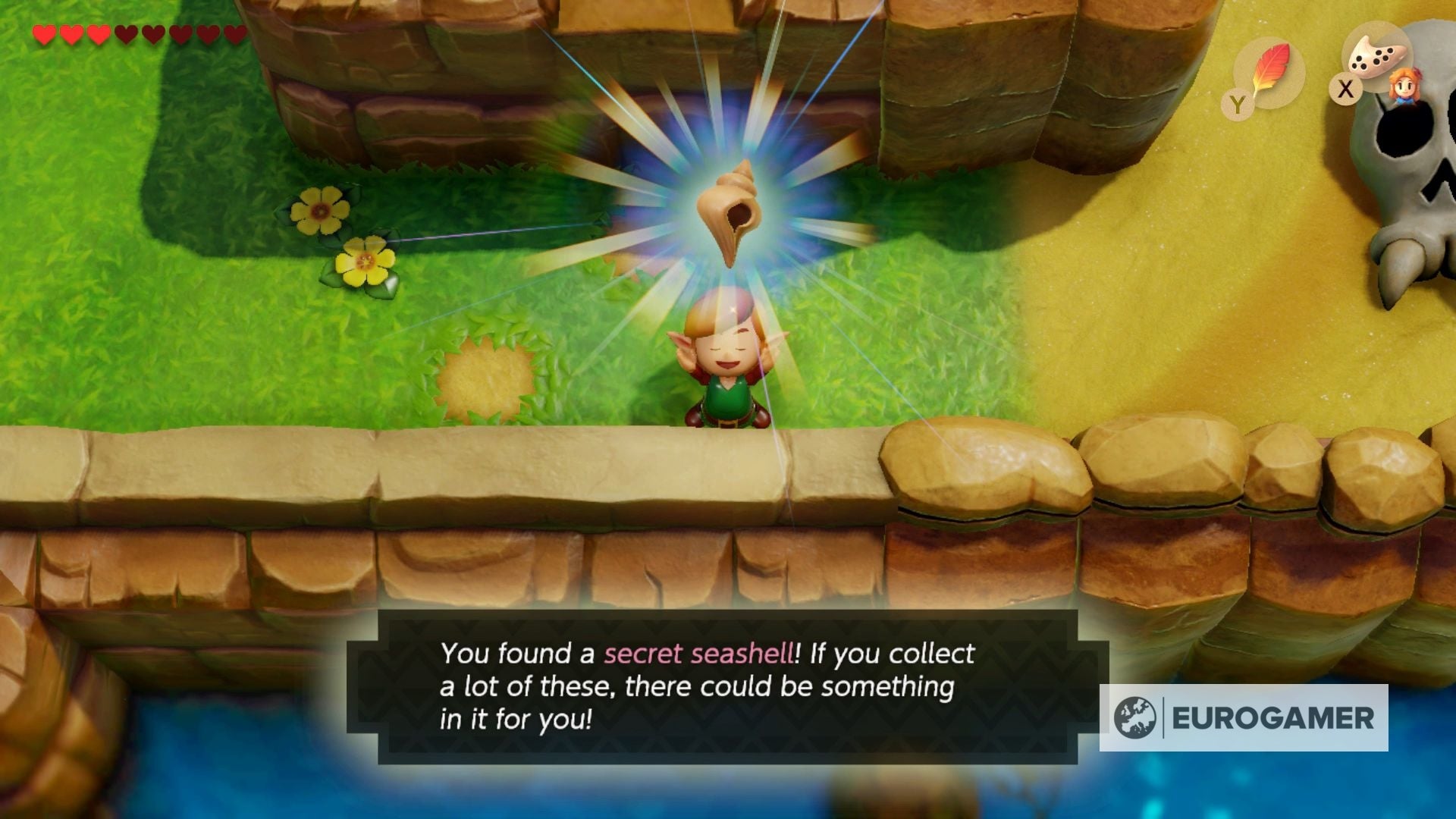 Zelda Link's Awakening Secret Seashell locations and how to get